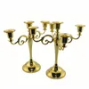 Candle Holders Arrival Silver Gold Bronze Color 3 & 5 Arms Candelabra Taper Chandeliers Wedding Centerpieces