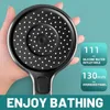 Gesti per la doccia da bagno 4 modalità Big Pannello Doccia doccia con doccia con salvanza d'acqua con ugelli in silicone autopulente Accessori innovativi da bagno