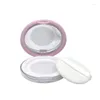 Storage Bottles Ultra-thin Portable Plastic Powder Box Handheld Empty Loose Pot With Sieve Mirror And Puff Travel MakeupContainer