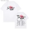 T-shirts masculins Eladio Carrion Sol Maria Twir T-shirt Unisexe Crewneck à manches courtes pour femmes à manches courtes 2024 Hip Hop World Q240426