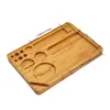 Tobacco Rolling Tray Tobacco Bamboo Multi Functional Roll Paper Paper Tray Paling Herb Grinder Tage Autor by DIY