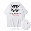 T-shirts masculins Trump Blackwater Agency Military Special Operations Blackwater Agency Group Warrior Men T-shirt O-Neck Summer Short Slve Shirt T240425