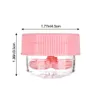 Contact Lens Accessories 1PC Contact Lens Cleaner Case Portable Manually Rotatable Contact Lens Case Plastic Container Storage Holder Eyewear Container d240426