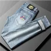 luxe designer jeans heren broeken klassieke geborduurde jeans casual heren broek plus size mode mode rechte jeans 29-42