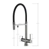 Drives de água pura pia de cozinha Torneira Montagem de deck 360 ° PURPA PUTOUT Purificação Cold Water Hot Water Mixer Tap Wahing Daul Modelo Crane