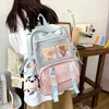 Sac à dos Style charmant fille étudiante grande capacité Bag d'ordinateur portable en nylon kawaii mochila voyage à la mode pour les femmes