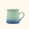 Kubki Chiński styl Zaawansowany gradient ceramiczny kawa z pamiątką Prezent zapewnia klientom kreatywną herbatę biurową i filiżanki