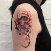 Tattoo Transfer wasserdichte temporäre Tattoo Aufkleber Anime Japanische doppelseitige dunkle Comics Kawakami Tomie Evil Girl gefälschte Tatoo für Frauen Männer 240427