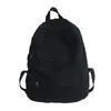 Backpack Solid Bookbag BORE FEMMA FEMBLE SCHOOLBACK BASSACK Girls Student Trendy Travel Borse Kawaii Mochila