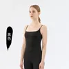 Chemises actives Vêtements de yoga d'été Slim Band Square Nou Fit Sports Gire Viette serre Back Body Body Body Souswear Girl