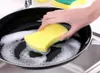 Kök Ekofriendly Scouring Rag Dish Pan Washing Cleaning Nano Sponge Brush med stark Dekontaminering Diskduk Rengörare TOOL2689767