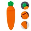 Carrot marcador de silicone papelaria para crianças engraçadas para estudantes Cartoon Supplies Students Bookmarks