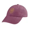 Berets Bureau of Control Game Logo Distressed Cowboy Hat Military Cap Man Fluffy for Women's