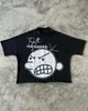 Streetwear T-shirt Y2K Harajuku Hip Hop Cartoon Graphic Print Tshirt Overs Mens Colon Coton Coton Colon