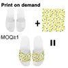 여성 커스텀 패턴 슬리퍼 미국 국기 프린트 여름 패션 슬라이드 샌들 야외 비 슬립 비치 신발 플랫폼 플립 플롭 240415
