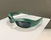 Óculos de sol Kammpt em y2k moda steampunk hiphop tons da moda para homens design de marca uv400 goggle sol glasses4320579