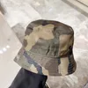 Camouflage Bucket Hats Fashion Designer Hat pour hommes Femmes Casquette ttriangled Cap