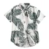 Mäns casual skjortor överdimensionerade herr Hawaiian skjorta mode casual knapp hawaii tryck strand kort ärm snabb torr toppblus s-5xl 240424