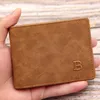 Wallets Business Men Small Money Purses Design Dollar Price Top Thin Wallet With Coin Bag Zipper