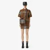 Fashion dames jurk vast geribbelde plaid jurk sex mini shirt jurk club casual kantoorclub draag grote maat s-l