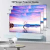 Projektory HY300 Pro Android 11 Dual WiFi6 280ansi Allwinner H713 BT5.0 1080p 1280*720p Home TV Cinema Outdoor Projector