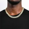 STRANDS HIP HOP MIAMI CURB CUBAN KINNEN KIJLLACE 12 MM ICE OUT OUT KAKKANT STRICESTONE CZ BLING RAPPER NILLACE MENS SIERARY 240424