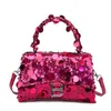 Créateur de créateurs pour les femmes Sumy Single Sequin Single Sequin Small Square Sac