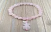 charms cute Bear jewelry making dijes para pulseras Pink 925 Sterling silver evil eye bracelet for women 16cm bangles tennis chain5681161