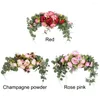 Decorative Flowers Christmas Arch Wreath Hanging Garland Festival Theme Multi-purpose For Home Wedding Wall Door