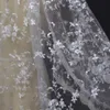 Jóias de cabelo de casamento fotos reais de renda curta véu de noiva sem pente