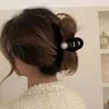 クランプ女性のための黒いベルベットヘアクリップ