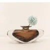 Vasi Creative Bubble Glass Vaso trasparente brown bruno vaso da scrivania decorazione di fiori decorazioni per la casa moderna floreale