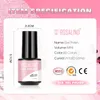 Rosalind Température Changement Couleur Gel Nail Polon Hybride Vernis Semi Permanent Art Manucure Top Base Base Coat 240425