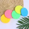 5pcs 8 cm face rond de maquillage randonnée outil de dissolvant en bois naturel Pulp éponge CELLULOSE COMPRESS