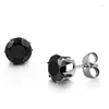 Stud -oorbellen Super mooie mode -sieraden Multi Prongs 6mm 2ct topkwaliteit CZ Zirkon oorr.