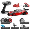 Cars Drift Car 1:16 40 km / h 2,4g 4 roues motrices à haute vitesse 3 Type de pneu 2 ensembles de queue Classic Edition Professional Racing RC Cars for Adults