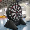 Gratis fartyg utomhusaktiviteter 2,5 m hög uppblåsbar Dart Board Carnival Game Blue/Black Uppblåsbara dartleksaker till salu