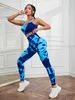 المسارات النسائية سلس صالة ألعاب رياضية set push up fitness reg procps top of the line womens wilds yoga set Sportswear 240424