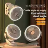 Ventilateurs électriques Clip-on Small Fan Student Dormitory Bed Night Light Clip Fan Office Office Office USB Charges de chargement de plafond portable