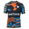 2024 Biarritz Racing 92 Rugby Jersey Maillot 23 24 Stade Francais Paris Union Toulouser Bordeaux Begles Away Away Perpignan Ernest Wallon Warm Up Times S-5xl Shirt