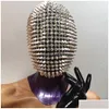 Party Masks Studded Er Halloween Face Spikes Fl Jewel Cosplay Funny Novelty Surprise Prank Joke Please Understand Drop Delivery Home Dhzkw