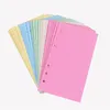 シートA5 A6ルーズリーフカラフルな交換100g Daolin Paper Refill Inner Page Line内の文房具