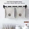 Storage Bags Grocery Bag Holder For Garbage Shopping With Hooks And Round Extraction Port Reusable Organizer