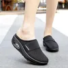 2024 Vintage antislip Casual vrouwen Wedge ademende diabetische slippers zomer sandalen vrouwelijk platform retro schoenen 240415