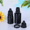 Depolama Şişeleri 5ml-20ml Göz Damlası Şişe Siyah Anti Işık Plastik Uçlu Sıvı Dağıtım Sıkıştırma Bırakma Hırsızlık Kapakları Doldurulabilir