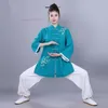 Abbigliamento etnico 2024 ESERCIZIO CINA TAI CHI ESERCIZIO DI ARTI MARTINALI NAZIONALI NAZIONALE LINO DI FOOTURA DI FIORE