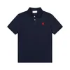 Premium merk Little Love Borduurde polo shirt heren poloshirt ontwerper gestreepte staande staande geborduurde teddybeer kraag katoenmode voor mannen en dames-xl