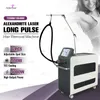 Professionele Alexandrite Long Pulse Alex Laser Hair Removal Machine met Ice Laser Titanium Epilator 1064 ND YAG Laser Epilatie Gezicht Verjonging Schoonheidsapparaat