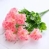 Nordic Simulation Hydrangea Camellia Artificial Green Plant Bouquet Bridal DIY Home Wedding Table Center Decoration 240422