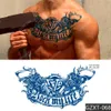 Transfer tatuaggio da uomo semi-permanente succo di succo impermeabile temporaneo tatuaggio falso torace back back fresco art wings fashion maori cuore pistola totem 240427